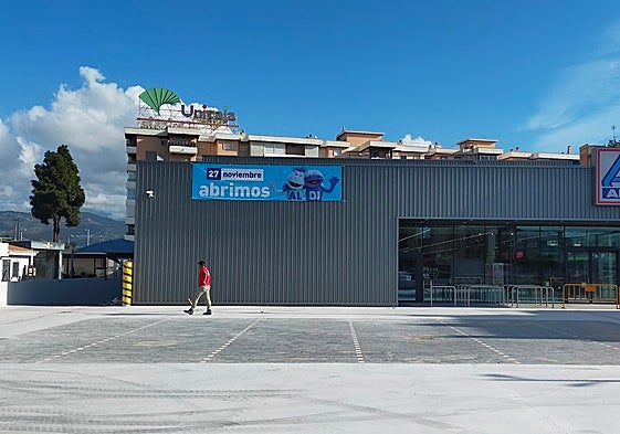 The new Aldi supermarket in Torre del Mar