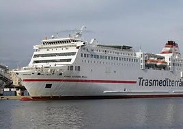Trasmediterránea's 'Melillero' will still be operating this Christmas