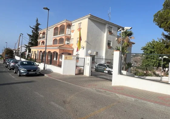 The Guardia Civil station in Torrox