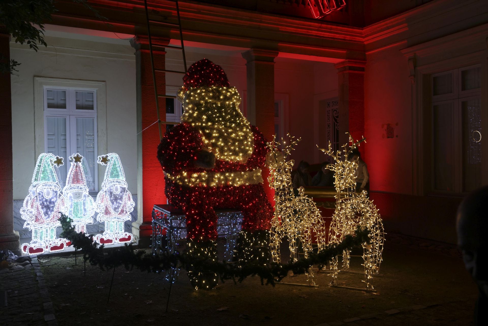 Christmas lights at La Concepción in Malaga