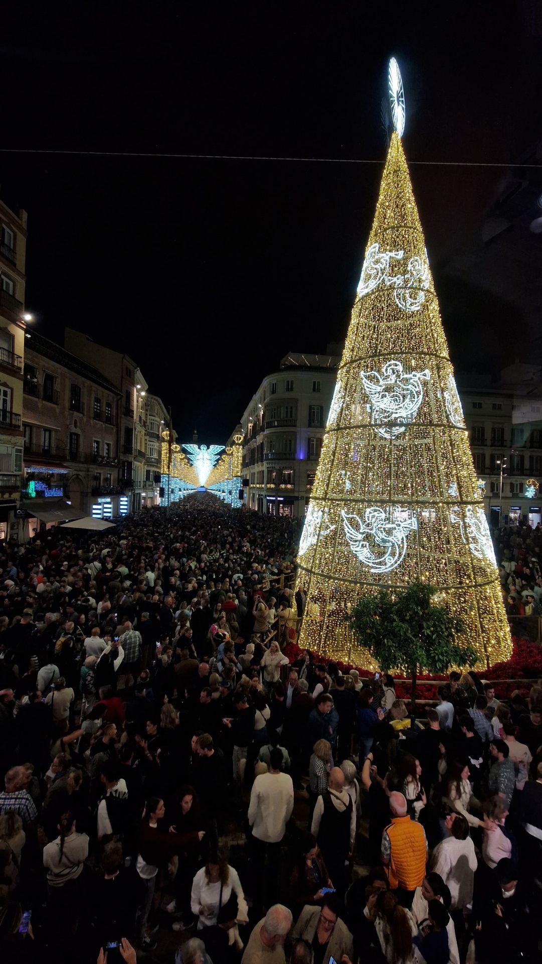Malaga's big Christmas switch-on - in pictures