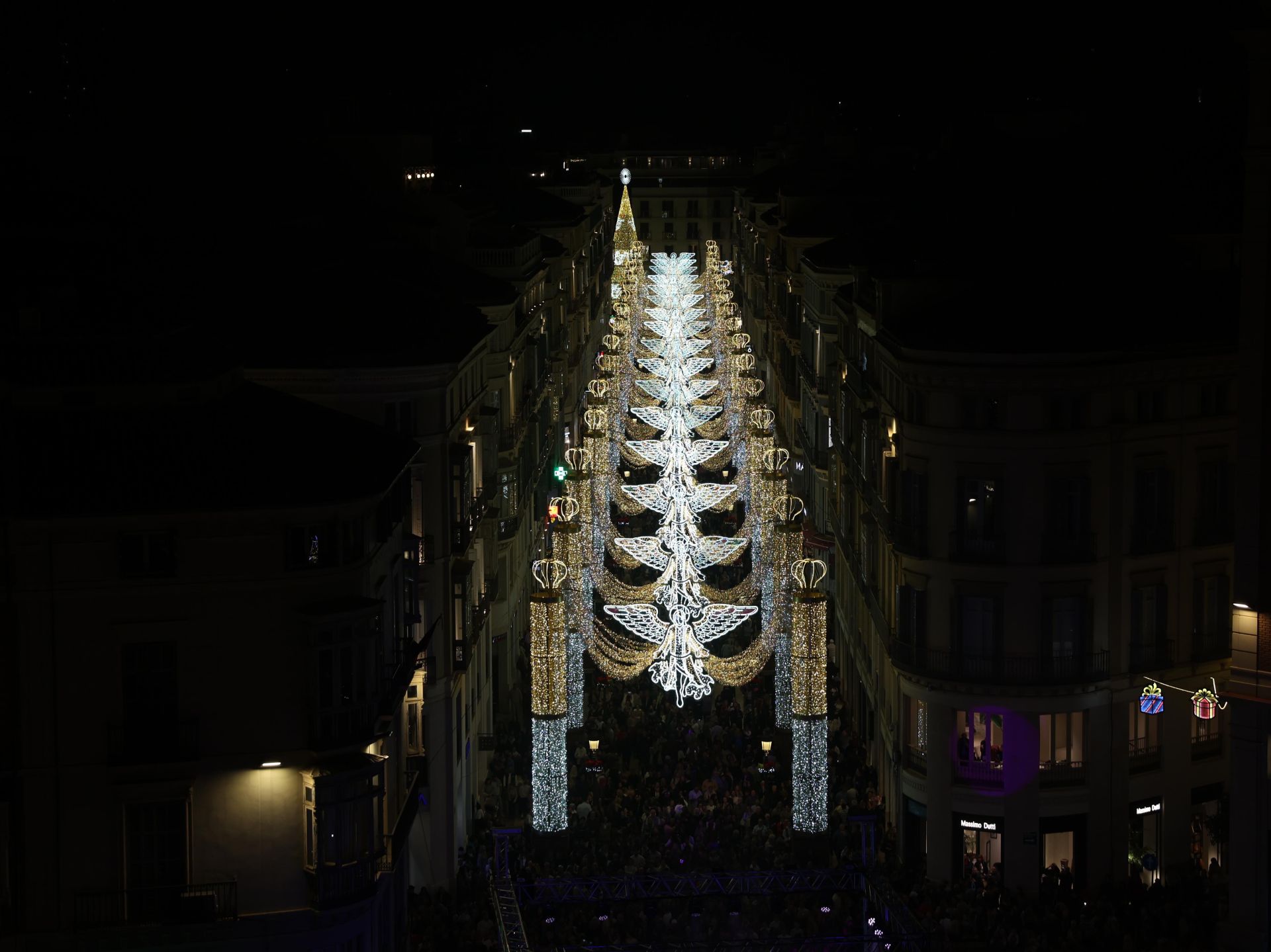 Malaga's big Christmas switch-on - in pictures