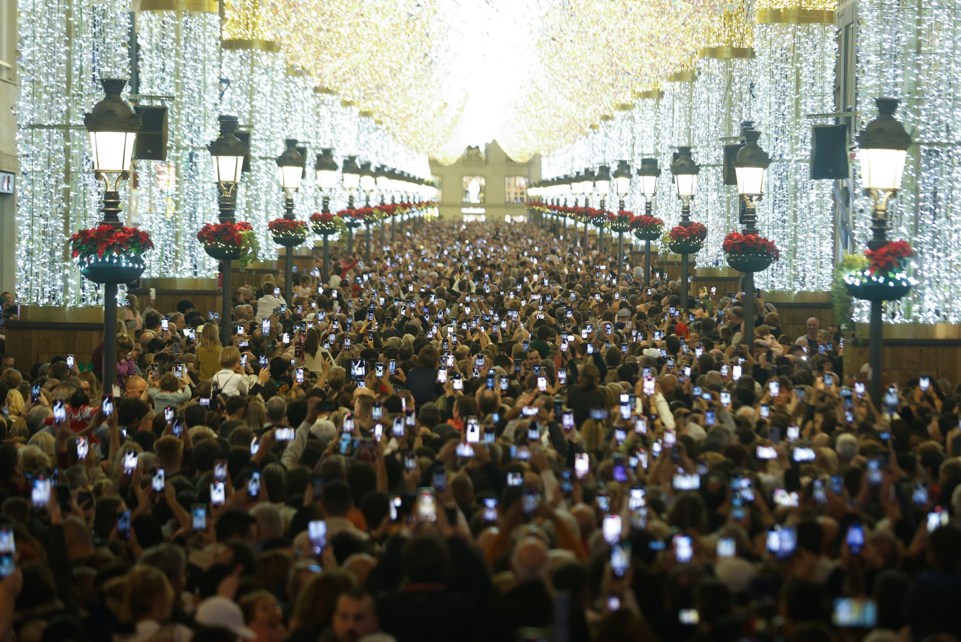 Malaga's big Christmas switch-on - in pictures