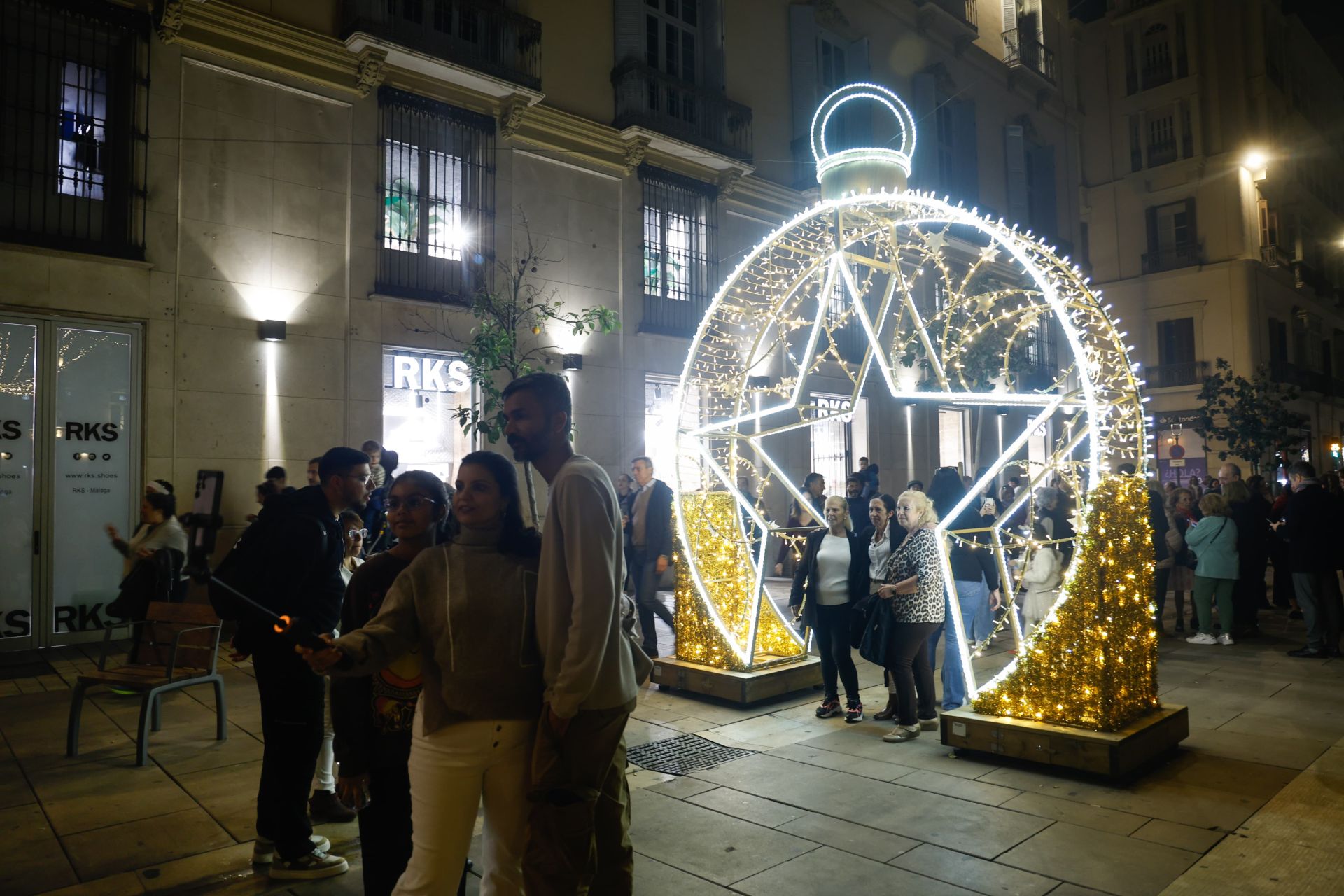 Malaga's big Christmas switch-on - in pictures