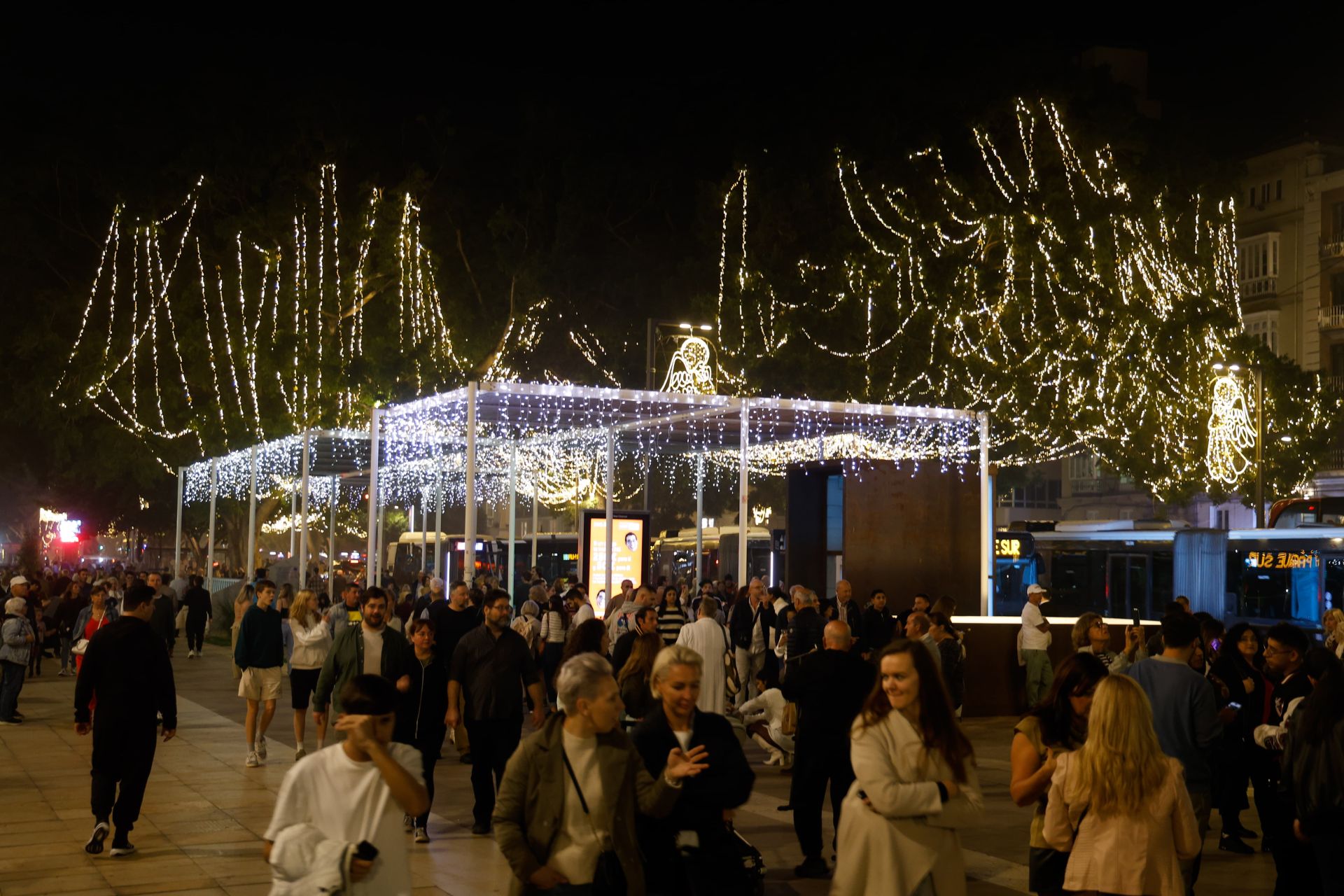 Malaga's big Christmas switch-on - in pictures