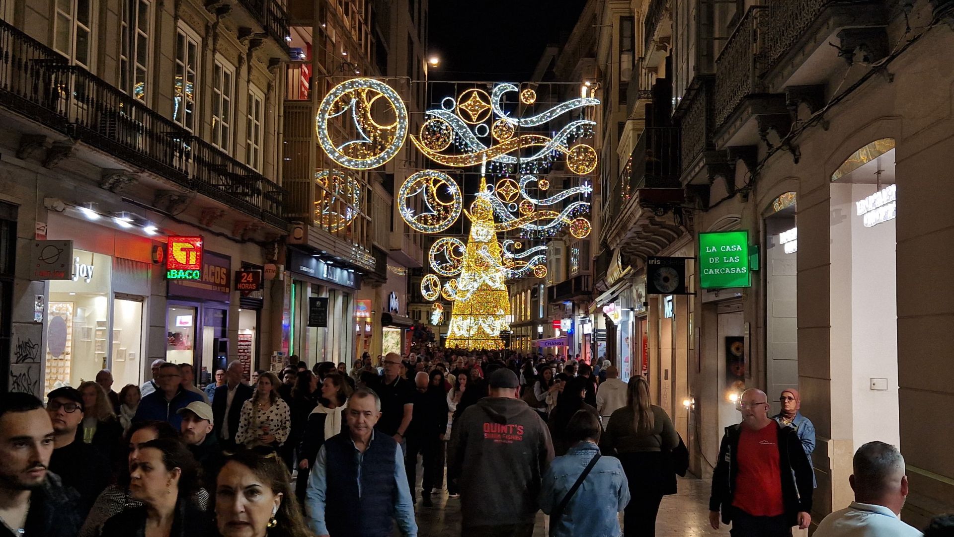 Malaga's big Christmas switch-on - in pictures