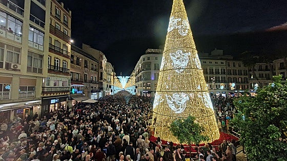 Malaga's big Christmas switch-on - in pictures