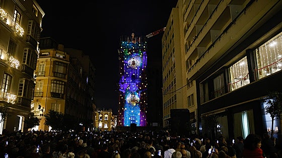 This is the new Christmas videomapping show that is lighting up Malaga cathedral
