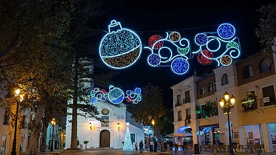 This is when the Christmas lights will be switched on in Nerja on the Costa del Sol