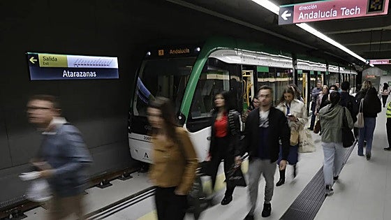 Junta approves new progressive discount scheme for regular users of Malaga's metro