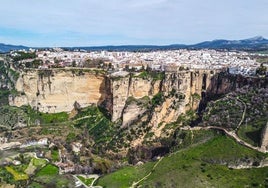 The historic town of Ronda and its famous gorge.