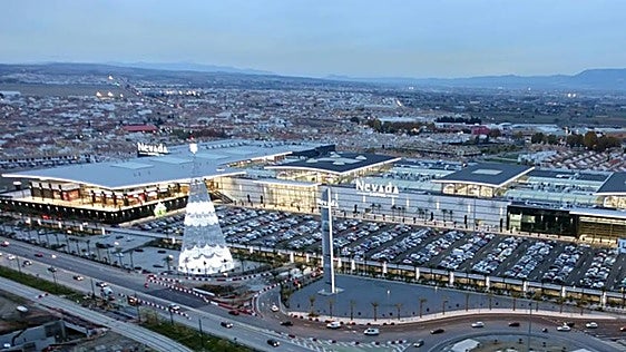 This is the tallest Christmas tree in Spain and it stands at a whopping 57 metres high, equivalent to a 20-storey building