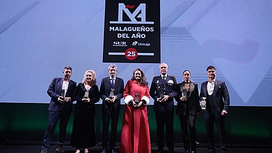 SUR recognises seven Malagueños of the Year at sparkling awards ceremony