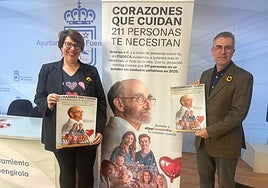 Councillor Bornao and Rafael Gómez announce the campaign.