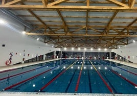 Image of the new pool facilities now open to the public.