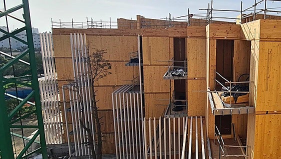 Wooden environmentally friendly apartments in Torremolinos go up in record time