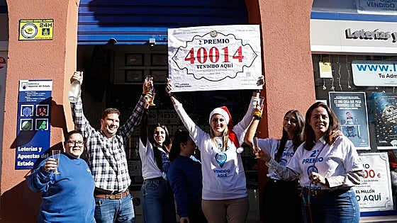 Christmas lottery winnings in Malaga amount to just 2.62 million euros in a year of record ticket sales