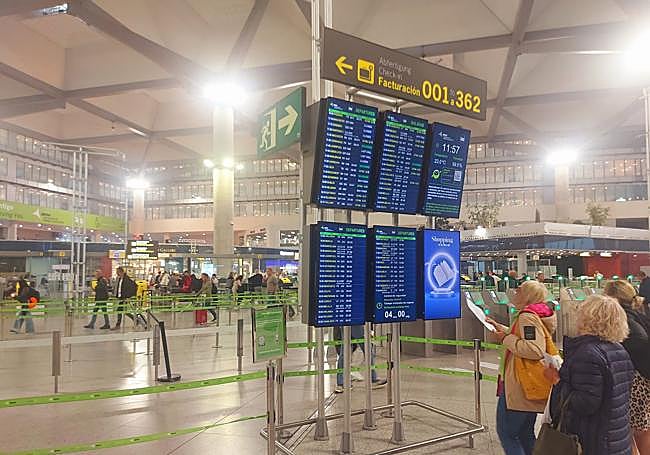 Flights have increased at a busy Malaga Airport.