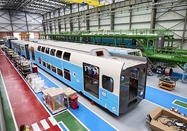 Manufacture of one of the prototypes for Renfe.