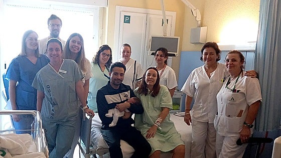 Meet Nora, the first Malaga baby of 2025 who came into the world at Costa del Sol hospital