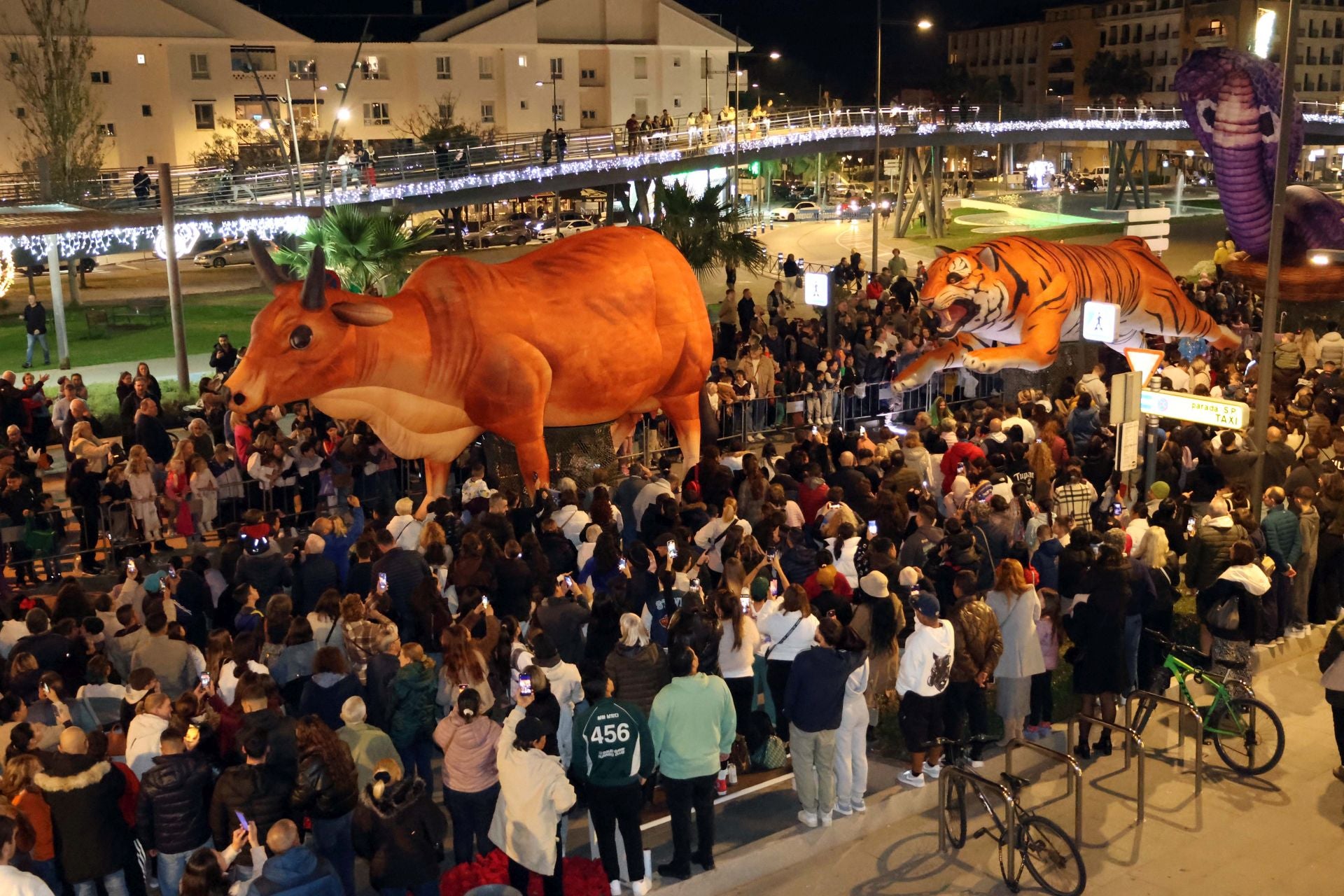 Cabalgata de Reyes en San Pedro Alcántara.