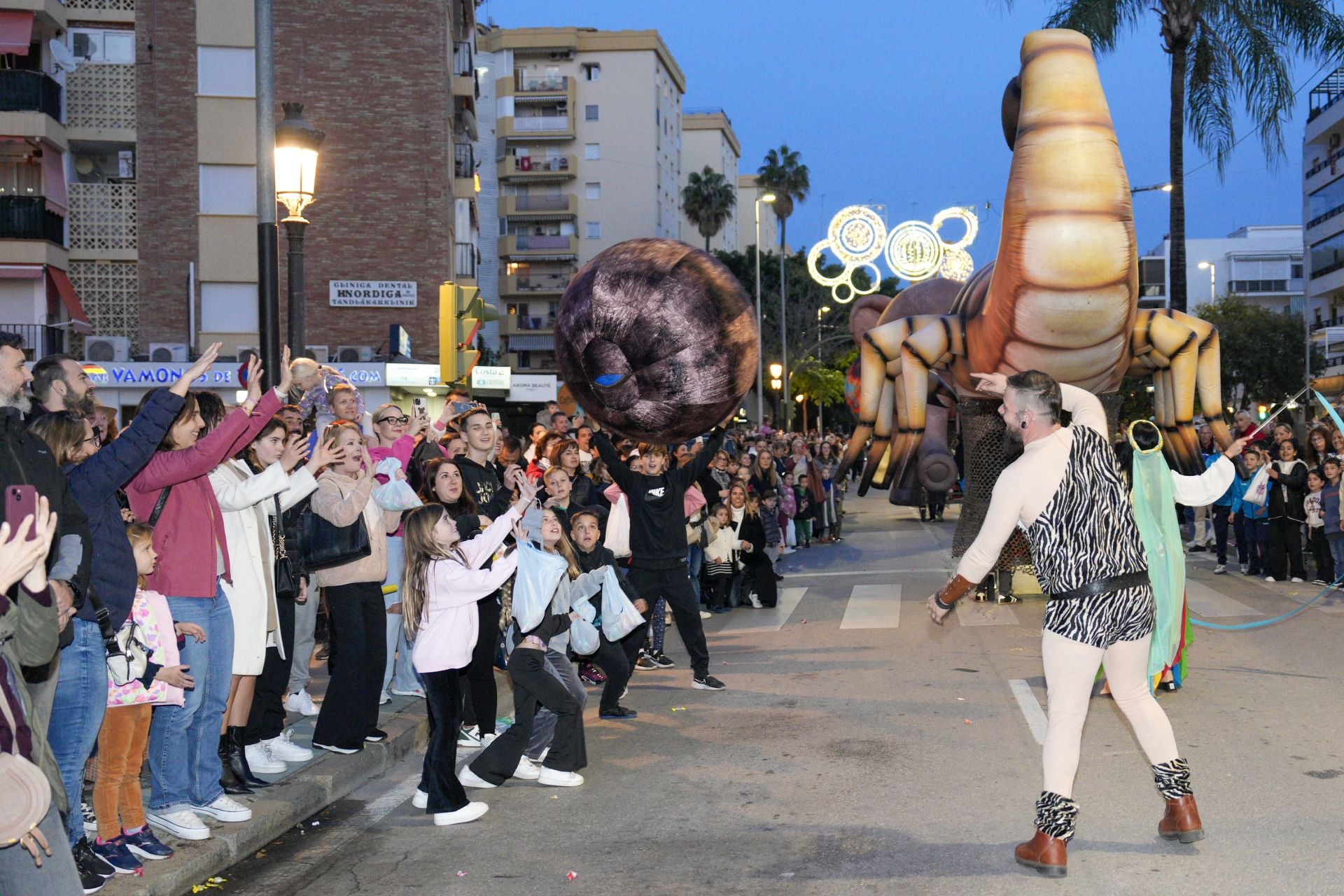 Cabalgata de Reyes en Marbella.