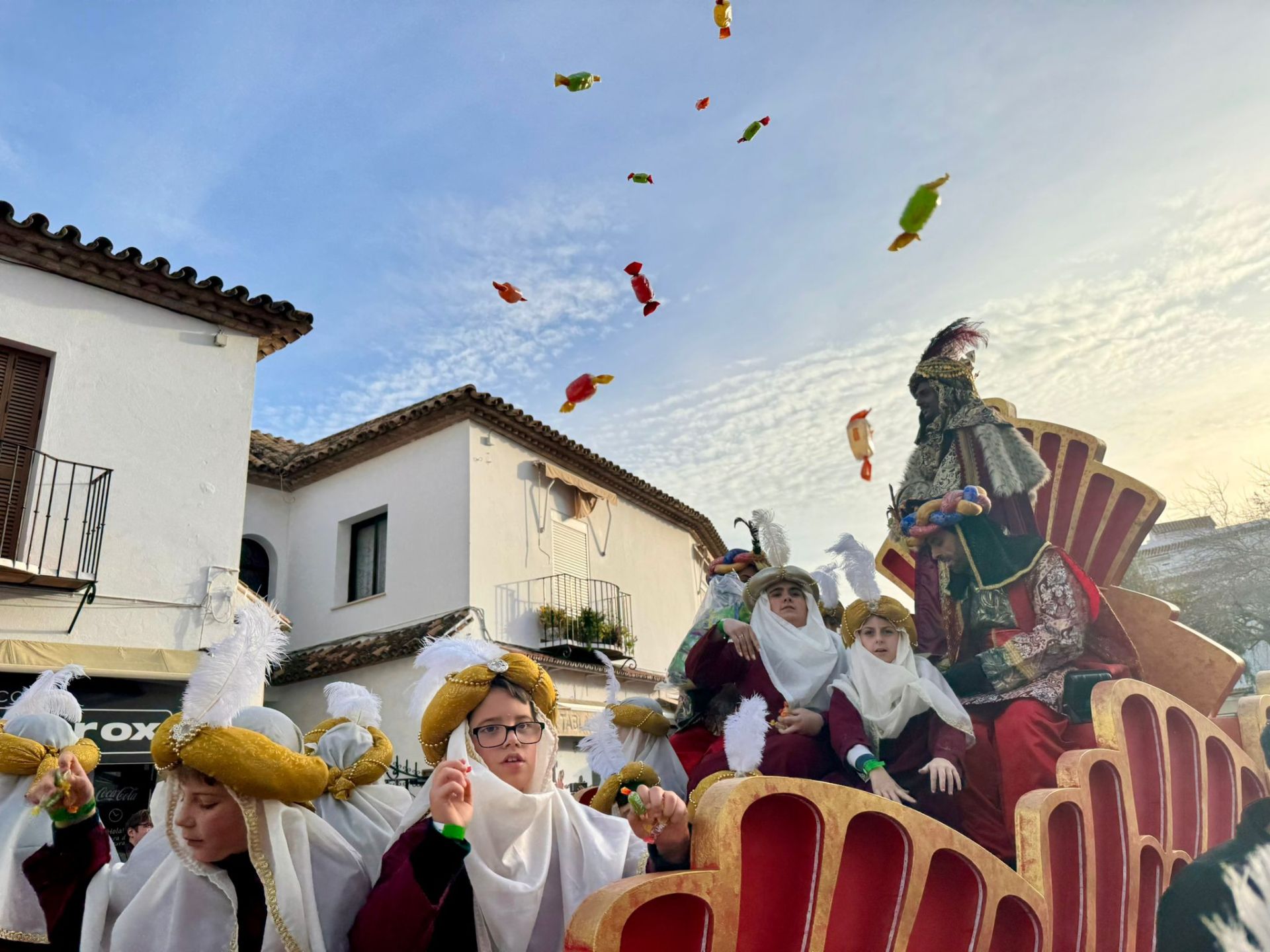 Cabalgata de Reyes en Mijas.