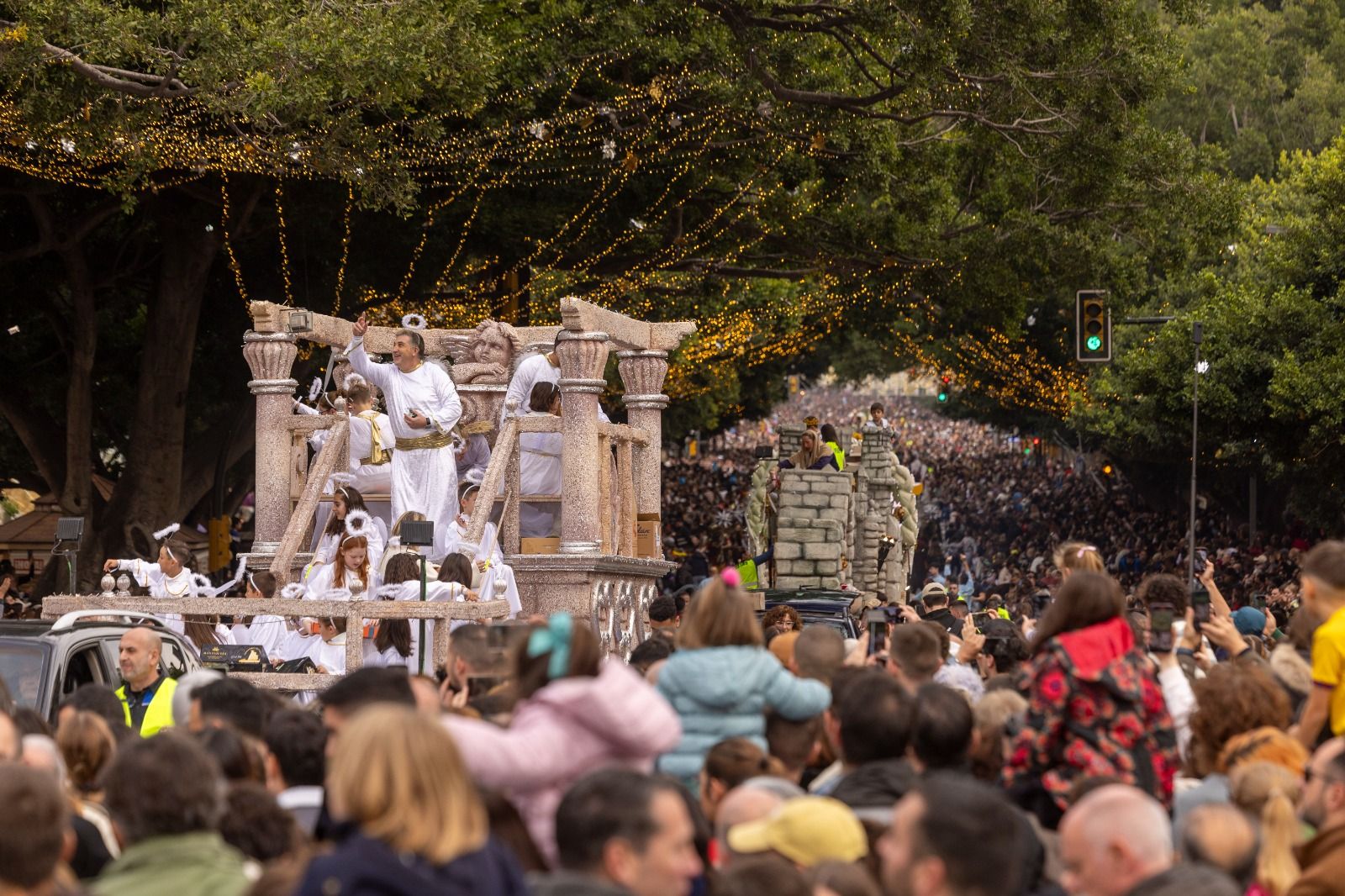 Malaga city&#039;s huge Three Kings cavalcade 2025, in pictures