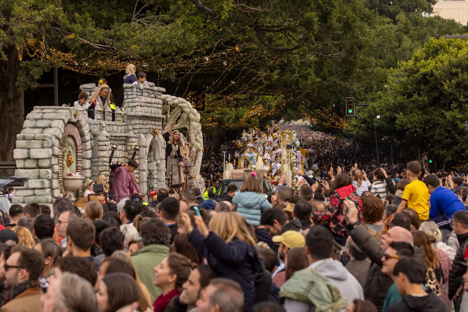 Malaga city&#039;s huge Three Kings cavalcade 2025, in pictures