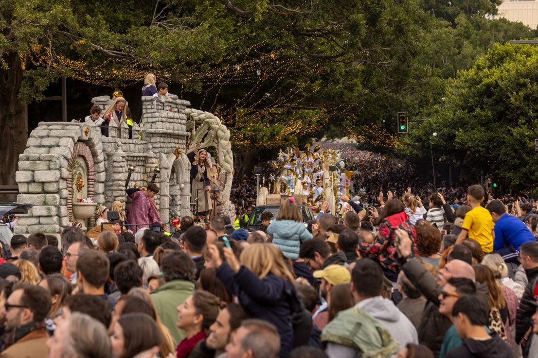 Malaga city's huge Three Kings cavalcade 2025, in pictures