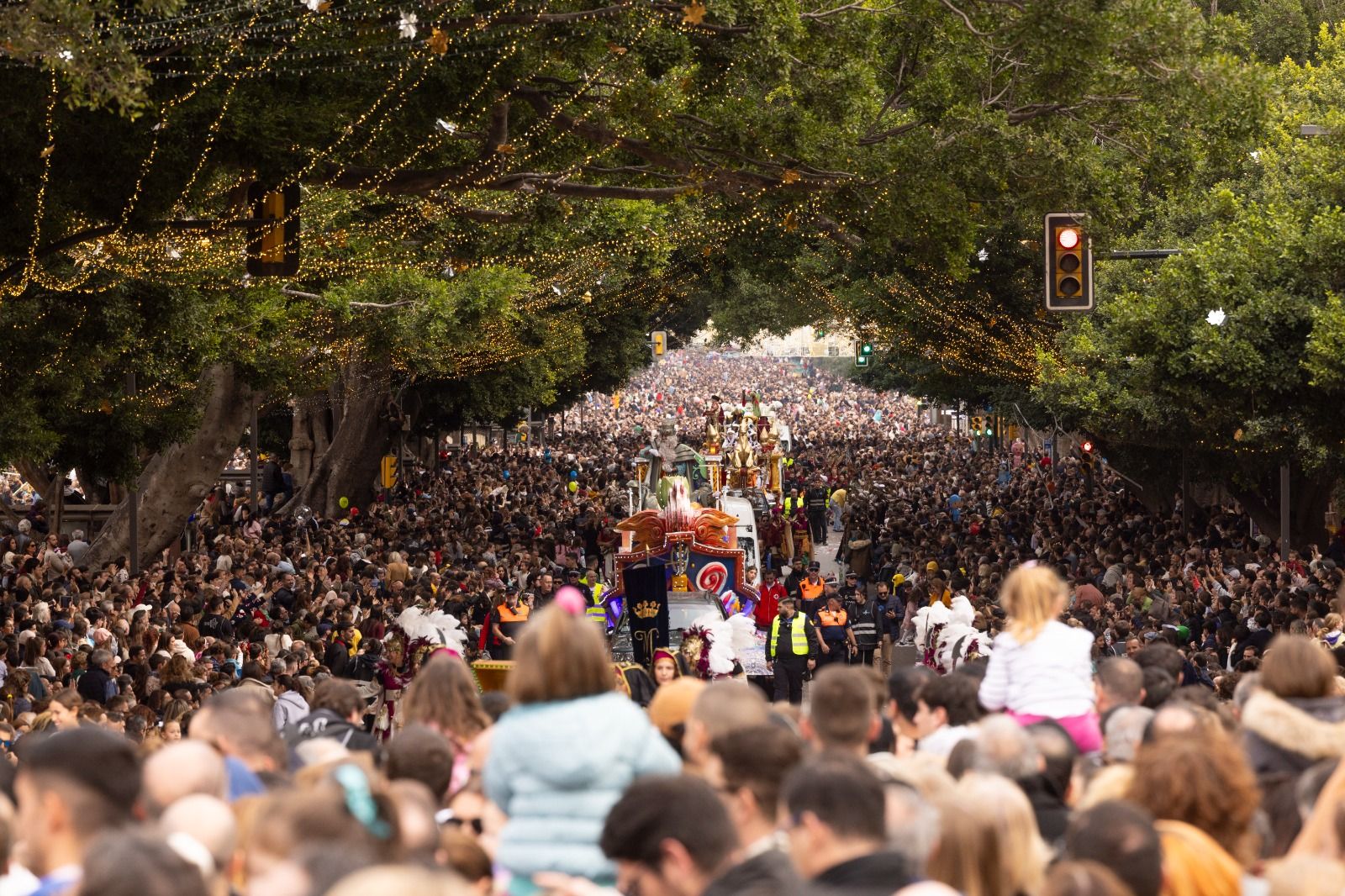 Malaga city&#039;s huge Three Kings cavalcade 2025, in pictures