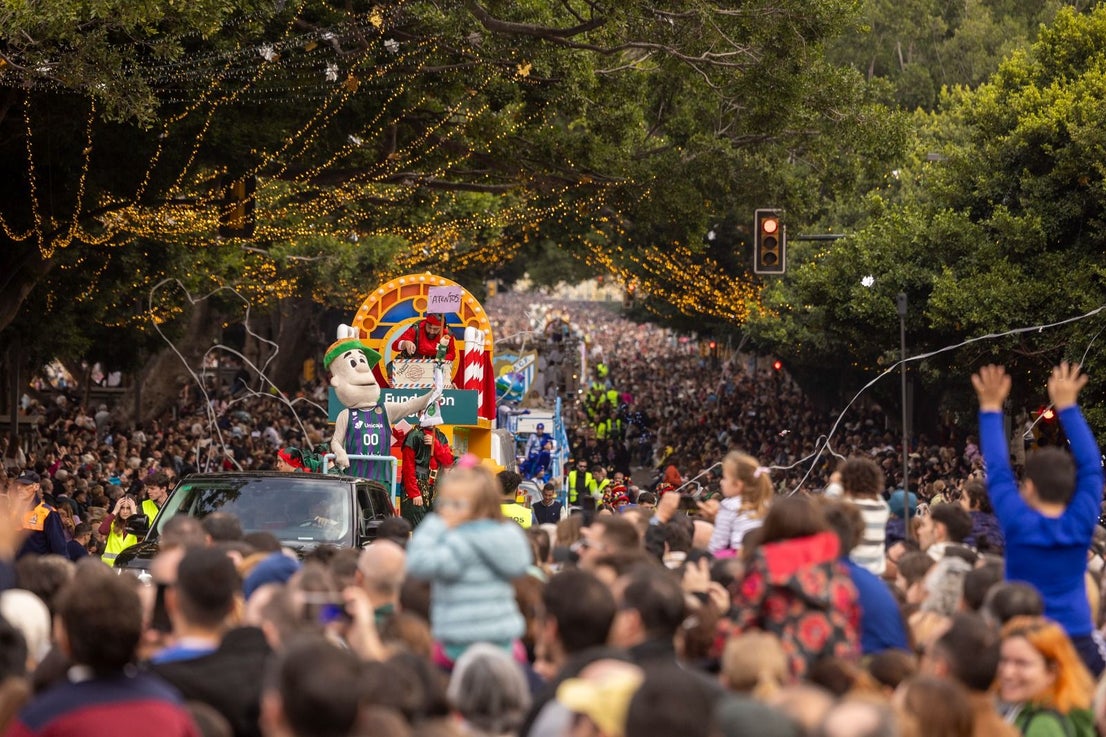 Malaga city's huge Three Kings cavalcade 2025, in pictures