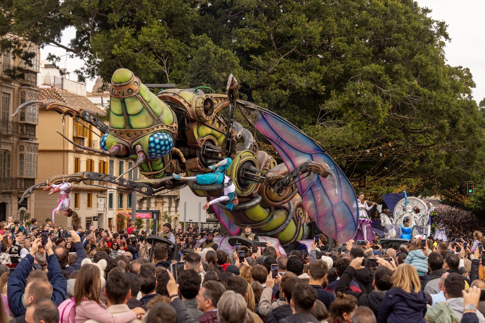 Malaga city&#039;s huge Three Kings cavalcade 2025, in pictures