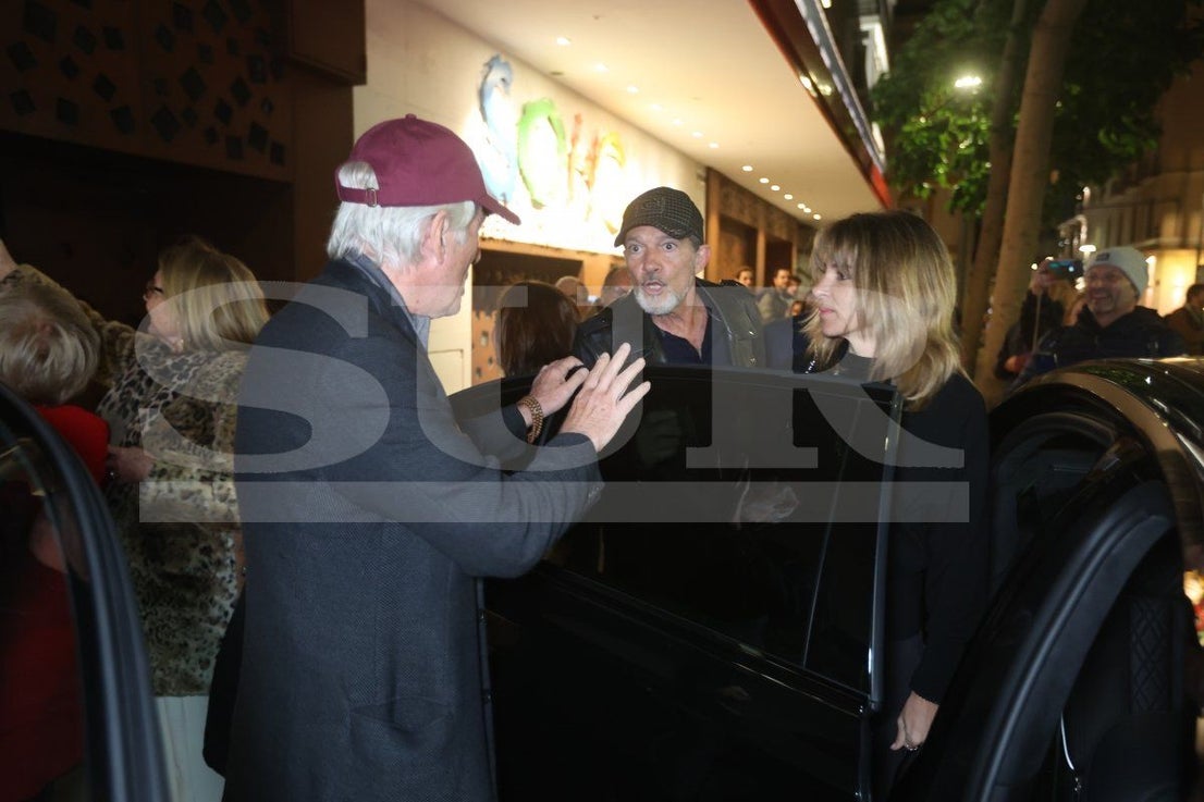 Hollywood star Richard Gere in Malaga to see Antonio Banderas' production of Gypsy