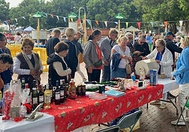 Visitors at the Lions' Christmas market in December.