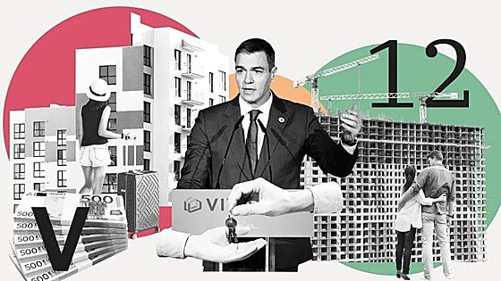 Spanish PM Pedro Sánchez's 12 housing crisis pledges including 3,300 affordable rental properties and homeowner tax breaks