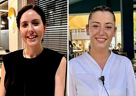 Andrea Martín, from Tragatá Malaga, and Pilar Navajas, from La Milla.