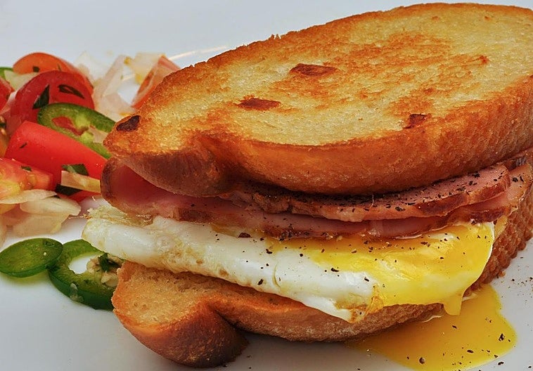 "A bacon and egg sandwich should do the trick."