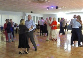 Taking to the floor at Come Dancing for Cudeca in El Trapiche.