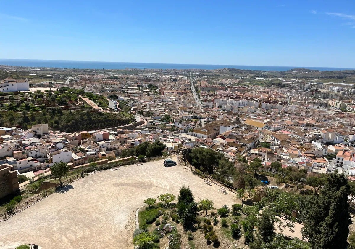 Panoramic view of Vélez-Málaga.