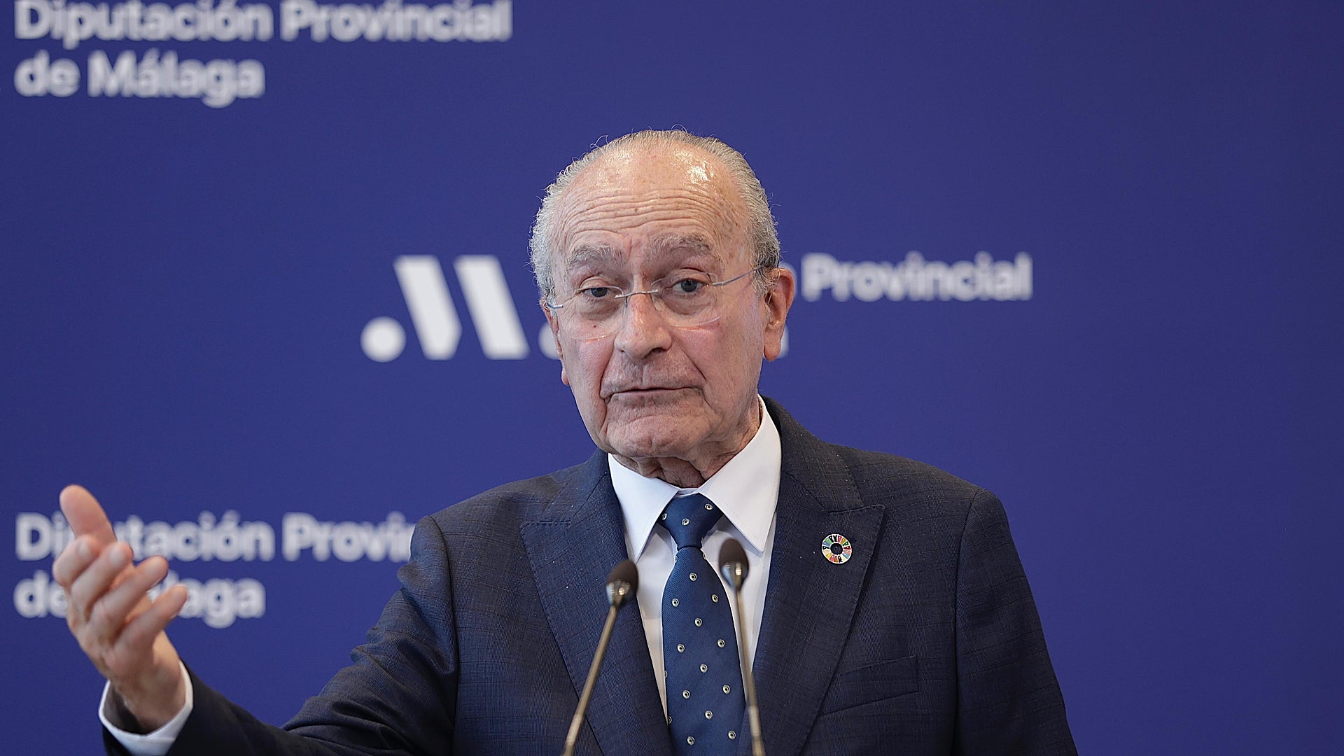 De la Torre during a press conference held at Malaga's provincial authority on Monday