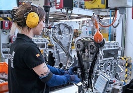 A worker in Valladolid.