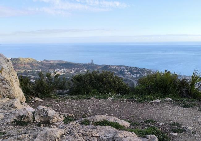 Panoramic views from the east summit, the highest point of San Antón.