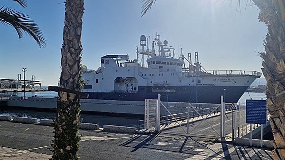 Why has an international search and rescue ship docked in Malaga port?