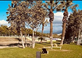 The renovated dog park in Torre del Mar.