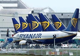 File image of Ryanair aircraft.