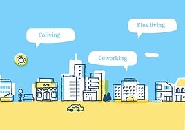 Live in a 'coliving', work in a 'coworking' and do 'nesting' on the weekends: new trends or precarious living?