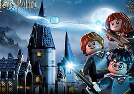 Part of the promotional poster for the Lego Harry Potter exhibition at El Ingenio.
