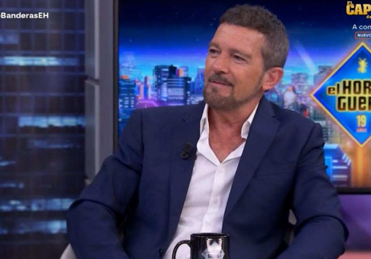 Antonio Banderas on Spanish TV chat show El Hormiguero.