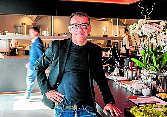 The business owner during the interview